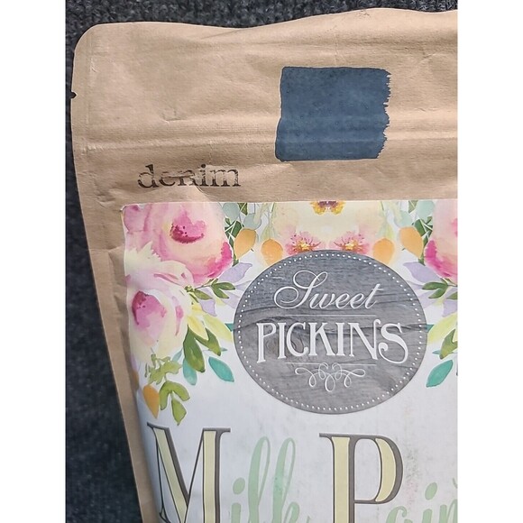NEW Sweet Pickins Milk Paint 12Oz ( Makes 1 Quart) Denim Blue - Picture 2 of 3